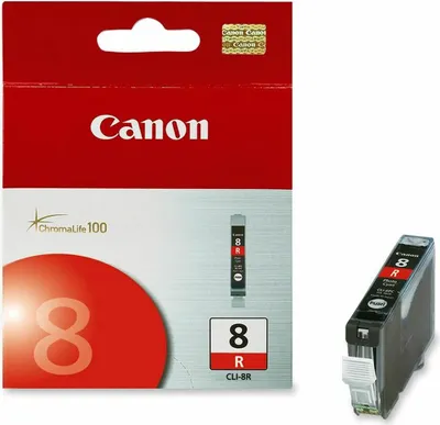 Produktbild von Atramentová náplň Canon CLI-8R pre Pixma Pro9000 red (400 str.)