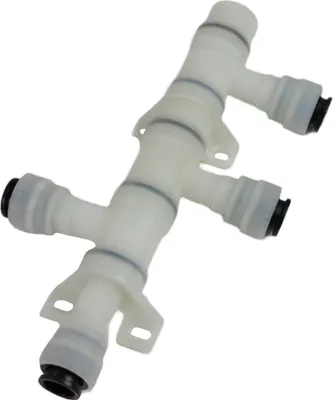 Image de 3 fois JOHN GUEST 12 mm Bloc de distribution d'eau réglable à 360° Camping-car Caravane Camper