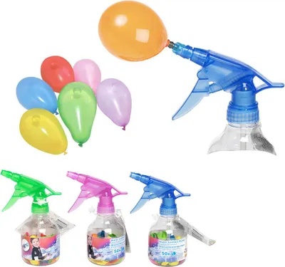 Image de 4 Pompe De Remplissage Ballons à Eau (50 Ballons) 17x7cm