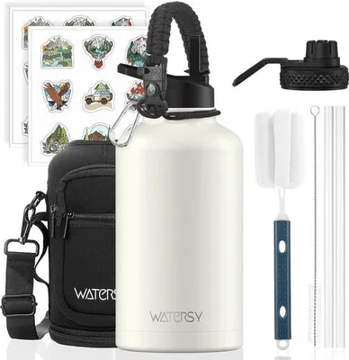 Obrázok produktu pre Izolovaná nerezová fľaša na pitie 64 oz, vákuová termoska
