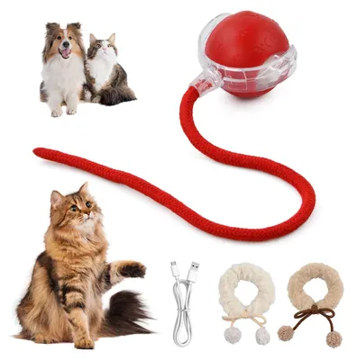 Productafbeelding van Interactief Katzenspeelgoed - Elektrische Kattenbal met Vogelgeluiden