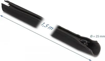 Immagine prodotto di Delock - Kabelmanagement-Tülle - Schwarz - 1,5 m (20913)