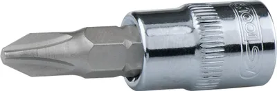 Produktbild von KS TOOLS 918.1637-E 1/2" CHROMEplus Bit-Stecknuss, PH3, auf Hänger