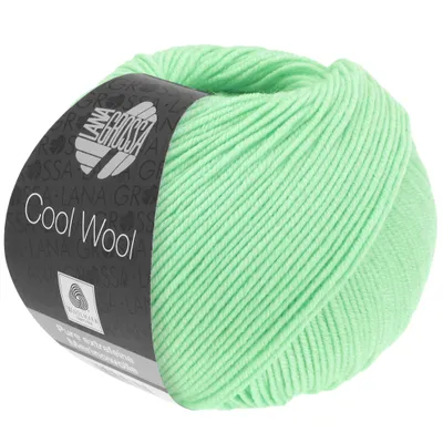 Produktbild von Lana Grossa Cool Wool 2000 2087 Weißgrün 50g