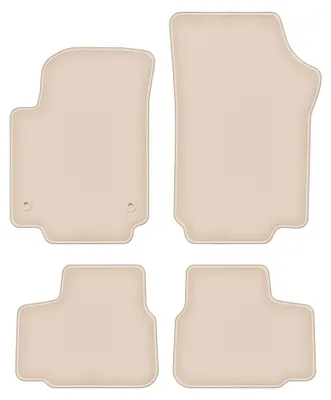 Image de Tapis de sol en moquette pour Seat Mii 2011- (à hayon) – jeu 4 pièces, beiges, sur mesure – Wielganizator FORTUNA