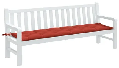 Produktbild von Gartenbank-Auflage Melange Rot 200x50x7 cm Stoff