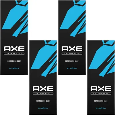 Produktbild von AXE Aftershave Alaska 4x 100ml After Shave Rasur Herren Männer Rasierwasser Aftershave Lotion for Men