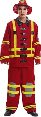 Produktbild von Verkleidung für Erwachsene My Other Me Feuerwehrmann (3 Stücke) - S