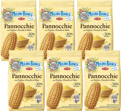 Produktbild von MULINO BIANCO Pannocchie - Knusprige Maiskekse 350g x 6 Pakete