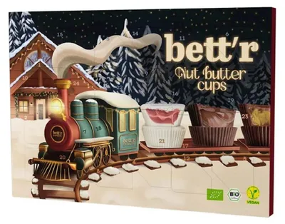 KALENDARZ ADWENTOWY: PRALINKI MIX BIO (24 x 13 g) 312 g - BETT'R