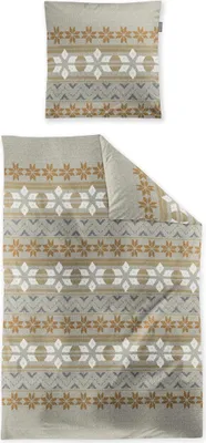 Produktbild von Irisette Bettwäsche beige 1x 155x220 cm + 1x 80x80 cm