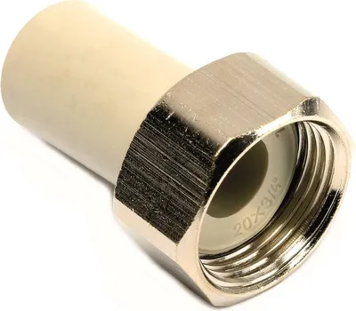 Zdjęcie produktu dla Szyjka plastikowa z nakrętką łączącą Wavin d32 x 5/4˝