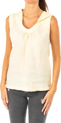 Immagine prodotto di La Martina JWU004 T-shirt da donna senza maniche con scollo rotondo