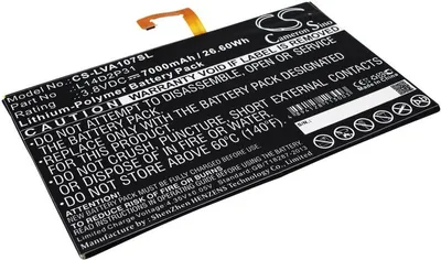 Produktbild von Akku für Lenovo A10-70 und andere, 7000mAh, Li-pol