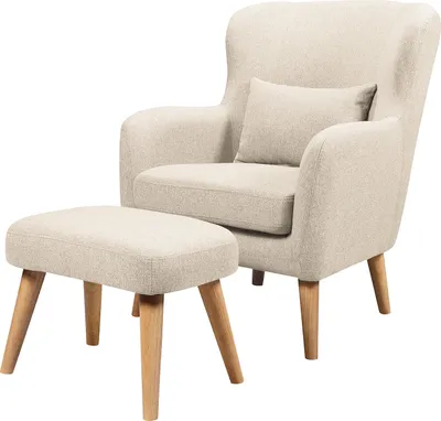 Produktbild von home24 Sessel mit Hocker