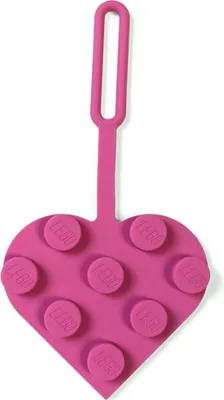 Produktbild von LEGO Minifigures Taschenanhänger Herz Rosa 10 cm