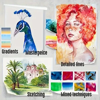 Produktbild von 258-teiliges professionelles Set farbiger Buntstifte für kreative Projekte