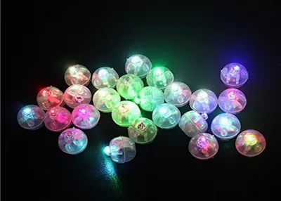 Produktbild von PRECORN 50 Stück LED Ballons Party Lichter - Blinkende Mini Ballonlichter für Geburtstag, Hochzeit, Weihnachten & mehr! Ideal für jede Feier!