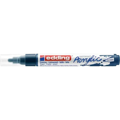 Produktbild von Edding 5100 Acrylmarker Medium, Blau, Blau, Medium, 2 mm, 3 mm, Tinte auf Wasserbasis