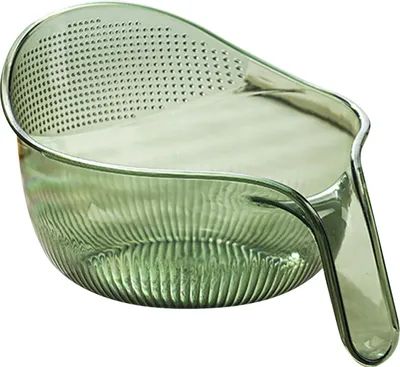 Obrázok produktu pre Plastic Rice Washer Strainer Colanders with Handle for Vegetable Bean Fruit Pasta Kitchen Accessories Green