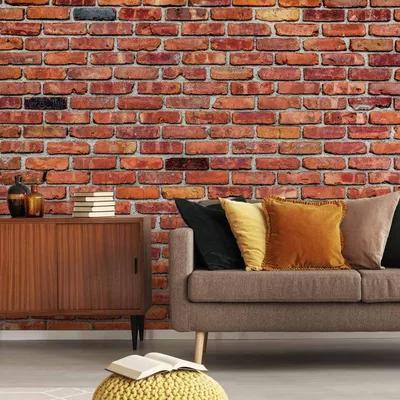Produktbild von Muralo XXL Selbstklebende FOTOTAPETE Moderner Ziegelmuster Dekor 3D Effekt (B) 460 cm x (H) 300 cm Tapete Wandtapete WOHNZIMMER SCHLAFZIMMER 4791