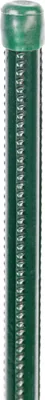 Image de Alberts 854300 Tige universelle, surface striée, gainée de plastique vert, longueur 1000 mm, Ø de poteau 9 mm, set de 25 pièces