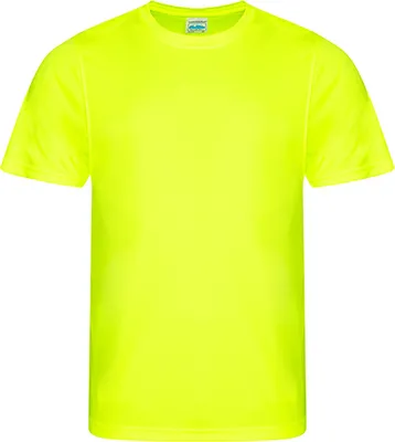 Immagine prodotto di Just Cool JC020 | Uomo Cool Smooth T / fattore di protezione UV 30+ - Colore: Giallo elettrico - Taglia: XXL