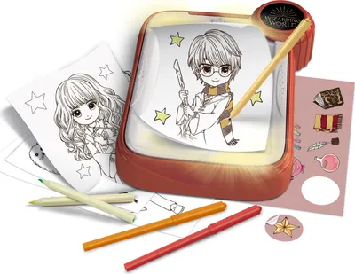 Produktbild von Clementoni HARRY POTTER - LUMINOUS BOARD, Zeichenschablonen-Set für Kinder, 7 Jahr(e)
