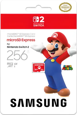 Immagine prodotto di Scheda microSD EXPRESS Samsung da 256 GB per Nintendo Switch 2