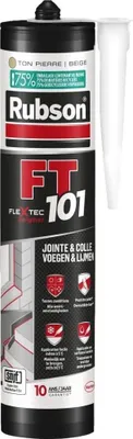 Image de Mastic d'étanchéité toute destination RUBSON qualité pro Ft101 280 ml ton pierre