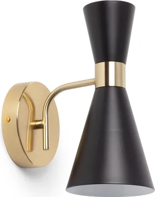 Produktbild von Wandleuchte Metall White Jigger Schwarz