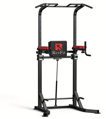 Immagine prodotto di Sbarra regolabile per trazioni con schienale e sistema idraulico per l'allenamento della forza a casa