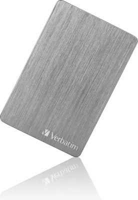 Produktbild von Verbatim Store 'n' Go ALU Slim Portable Festplatte 1 TB Spacegrau, 1 TB, 2.5", 3.2 Gen 1 (3.1 Gen 1), Grau