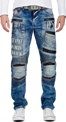 Produktbild von Cipo & Baxx Herren Jeans CD637 Blau W42/L34