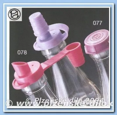 Image de Bouchon de bouteille CZ avec entonnoir, plastique