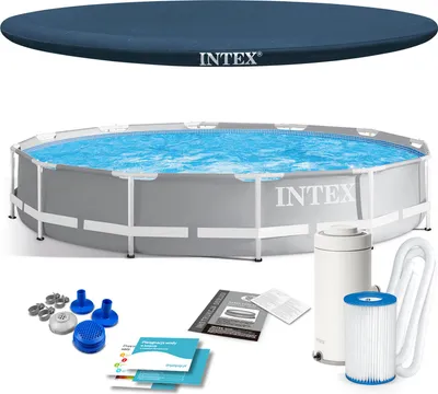 Image de Piscine en métal Prism Frame 366 x 76 cm 4in1 INTEX 26712