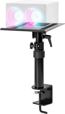 Produktbild von Duronic SPS15 Lautsprecherständer | 1 Universelle Boxen Tischhalterung | Höhenverstellbar, Drehbar, Neigbar | Boxenständer für Satellitenlautsprecher | Heimkino, Recording Studio | HiFi Monitor Stativ