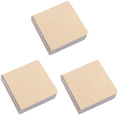 Produktbild von Kunstschetsbuch Set von 3 - 58 Blätter - 200 g/m² - 8 x 8 cm - Aquarellnotizbuch