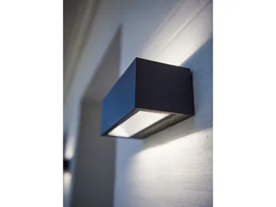 Immagine prodotto di Applique da esterno a LED GEMINI antracite-bianco 42W, luce bianca neutra 3300 lm, alluminio, dimensioni: 10,8 x 12 x 30 cm, IP54, Lutec