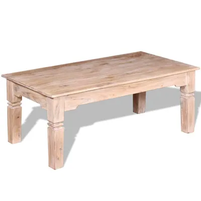 Zdjęcie produktu dla vidaXL Stolik kawowy z drewna akacjowego 110x60x45 cm