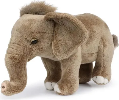 Image de WWF - Peluche - Bébé éléphant (debout, 18cm) Limited Edition Doudou Éléphant en peluche