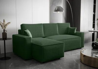 Image de BEDTE Canapé d'angle L AMBRO Poso 14 gauche avec fonction sommeil