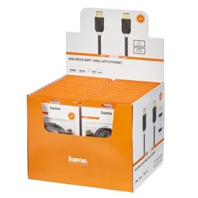Produktbild von Hama 00205444, 1,5 m, HDMI Typ A (Standard), HDMI Typ A (Standard), 3D, 18 Gbit/s, Schwarz