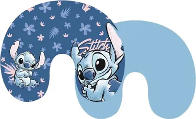 Produktbild von Lilo & Stitch Reise Kissen – Weiches Kissen für angenehme Reisen