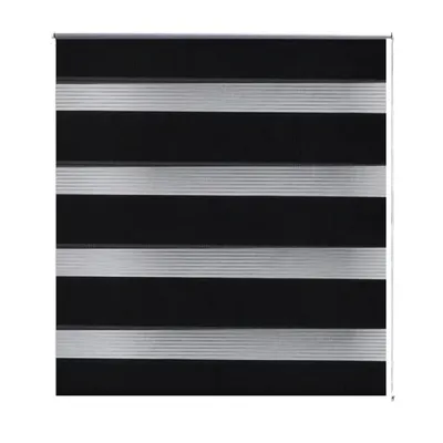 Obrázek produktu pro Zebrová roleta 70,9 x 120 cm Šířka látky 66,7 cm černá