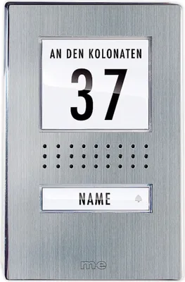 Immagine prodotto di M-E MODERN-ELECTRONICS Citofono cablato da esterno ADV 110.1 EG 1 casa famiglia in acciaio inox (ADV 110.1 EG)
