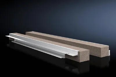 Zdjęcie produktu dla Rittal VX 8618.812, Kanał kablowy, Aluminium, Szary, 4 szt.
