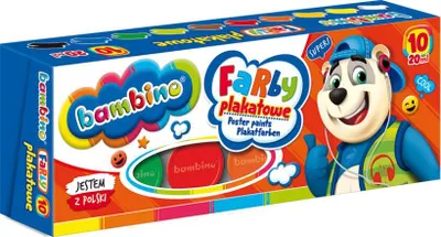 Productafbeelding van Bambino plakkleuren, 10 stuks x 20 ml