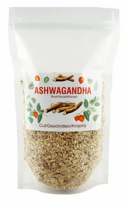 Produktbild von Ashwagandha-Wurzel geschnitten 500 g - zum Aufbrühen, Kräutertee
