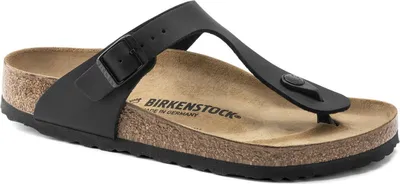 Produktbild von Birkenstock GIZEH Birko-Flor Damen-Pantoletten in Schwarz – weite Passform
